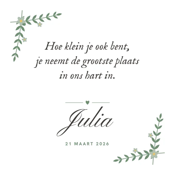 Hoe klein je ook bent
