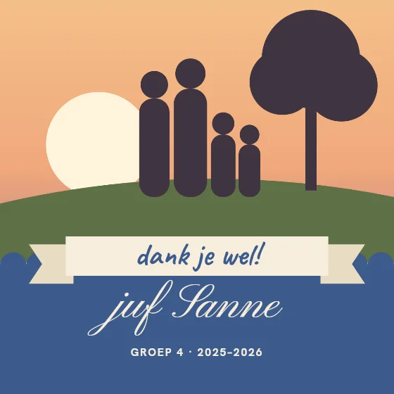 Klassenfoto bedankt