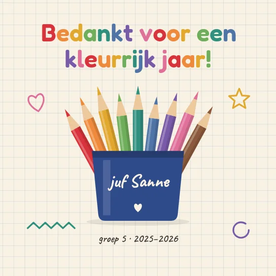 Een kleurrijk jaar