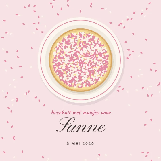 Beschuit met muisjes