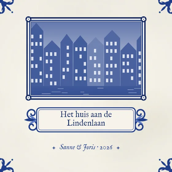Ons huis als oude prent