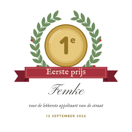 Eigen prijs