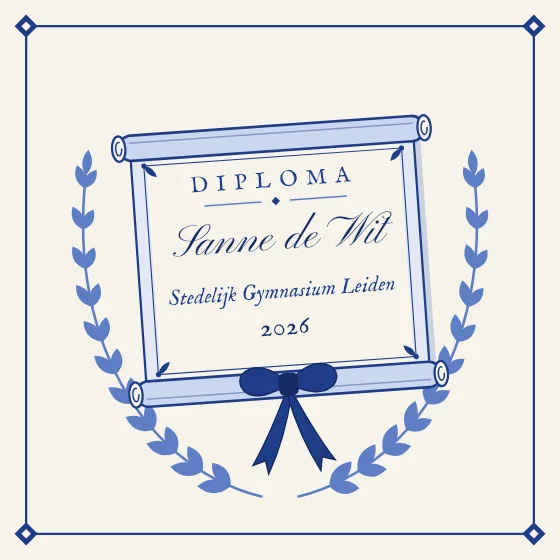 Diploma op de rol