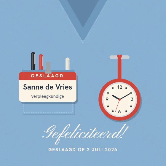 Verpleegkundige geslaagd