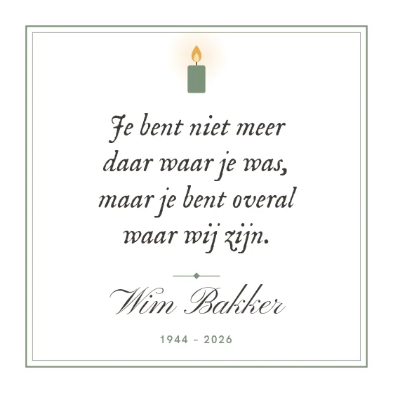 Overal waar wij zijn