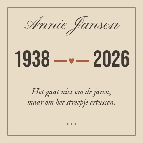 Het streepje ertussen