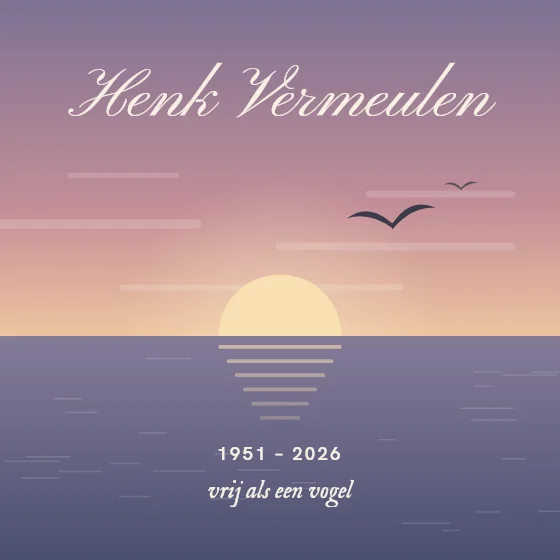 Vogel boven zee