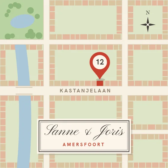 Ons huis op de kaart