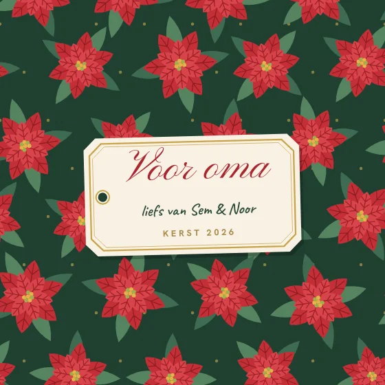 Kerststerren voor oma