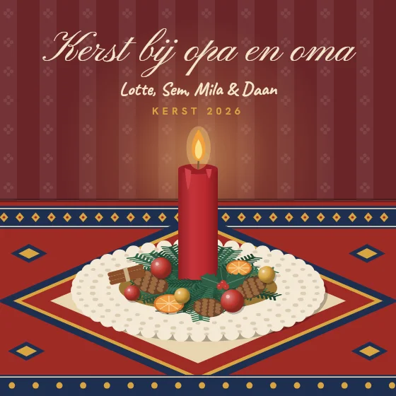 Kerst bij opa en oma