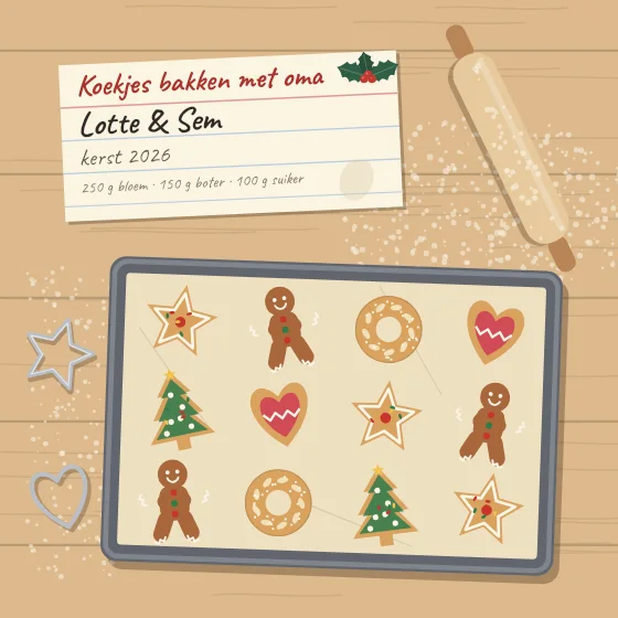 Kerstkoekjes bakken