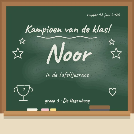 Kampioen van de klas