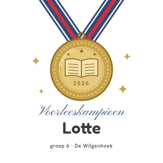Kampioen van school
