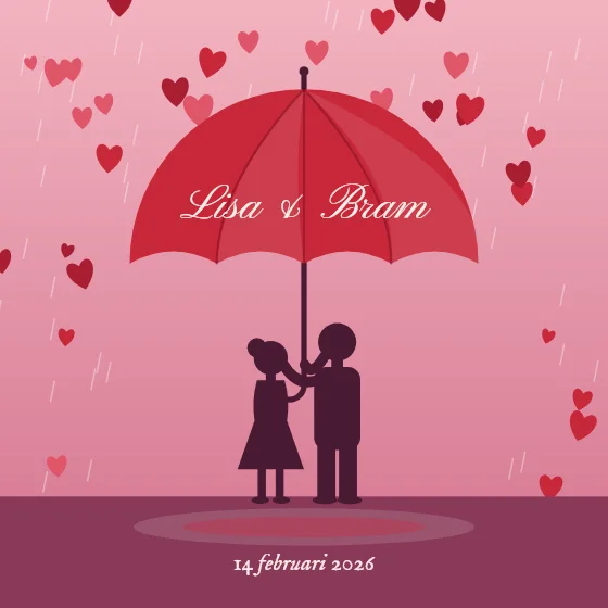 Samen onder de paraplu