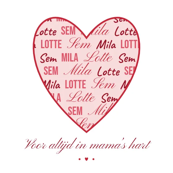 Hart vol namen