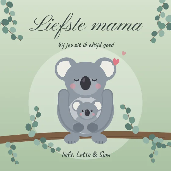 Koala en kleintje