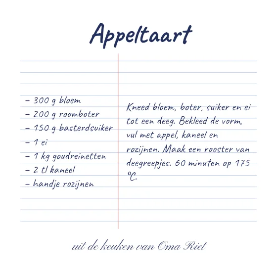Het recept van oma