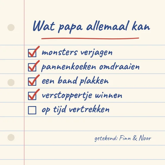 Wat papa allemaal kan