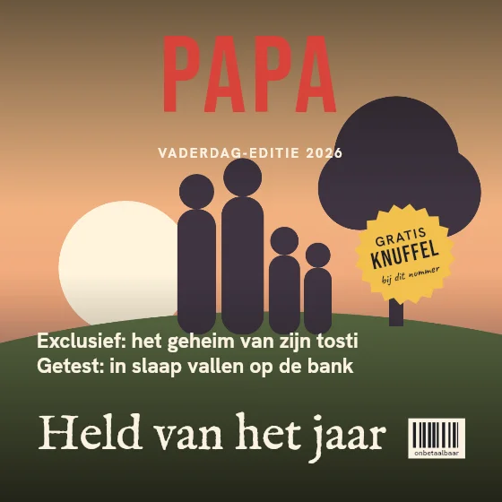 Papa op de cover