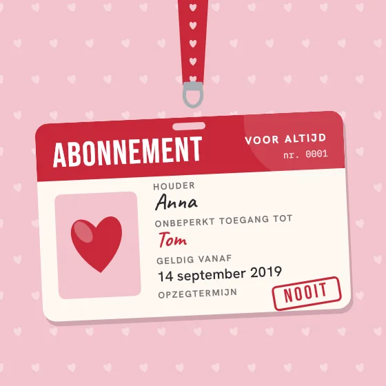 Abonnement voor altijd