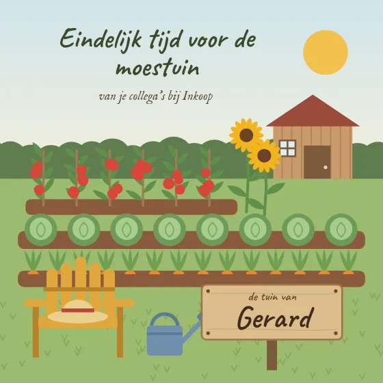 Eigen moestuin