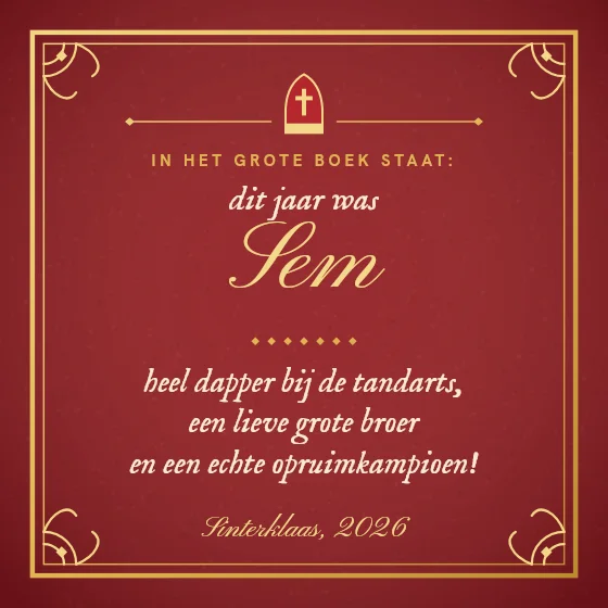 Dit jaar was ...