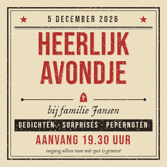 Houtletterposter