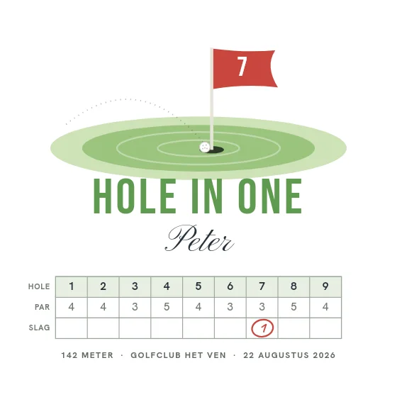 Hole in one