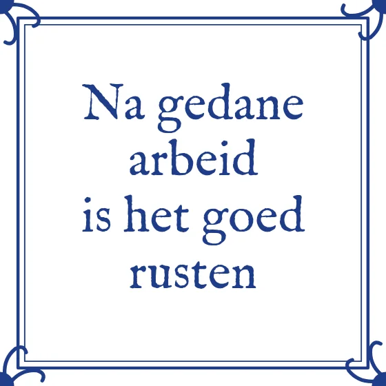 Na gedane arbeid
