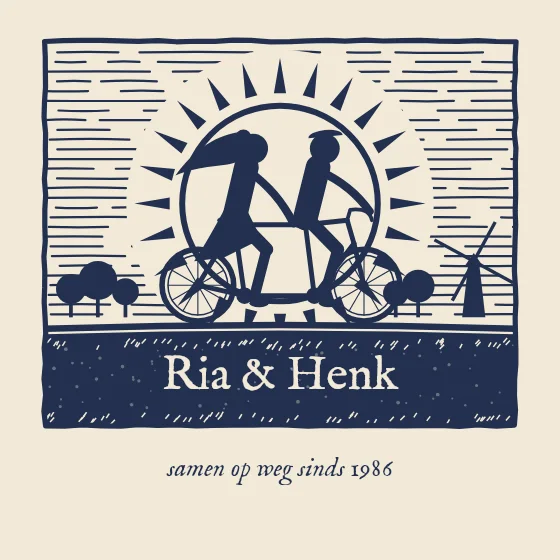 Samen op de tandem