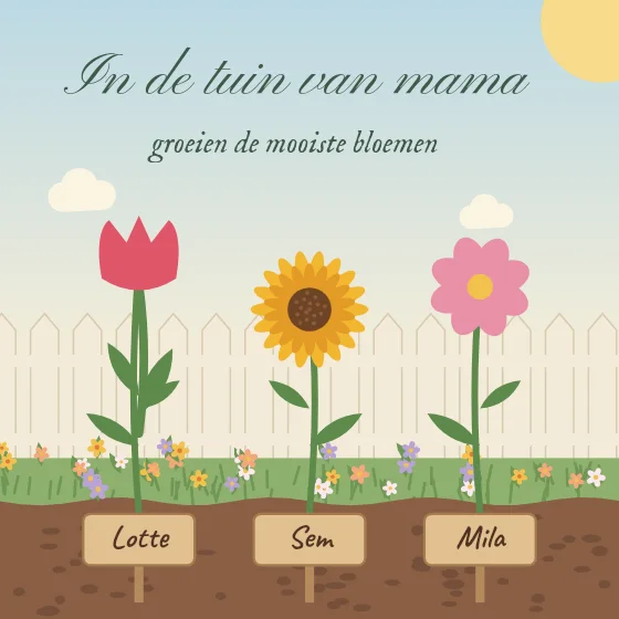 De tuin van mama