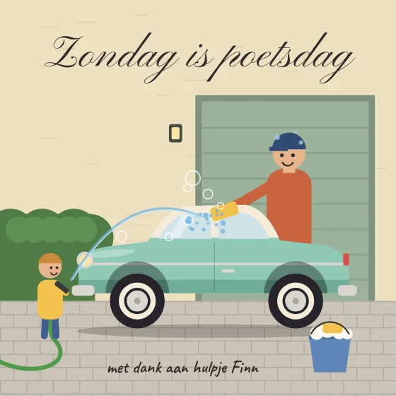 Zondag is poetsdag