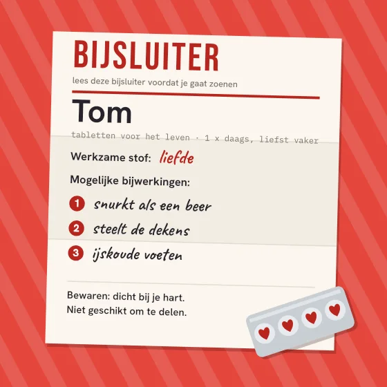 Bijsluiter voor de liefde