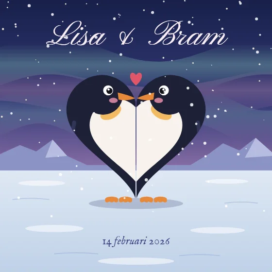 Twee pinguïns