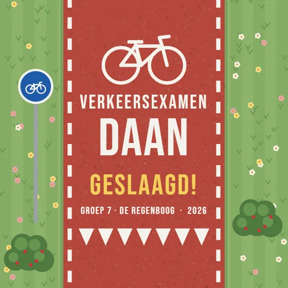 Verkeersexamen gehaald