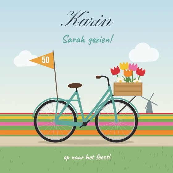 Op de fiets naar vijftig
