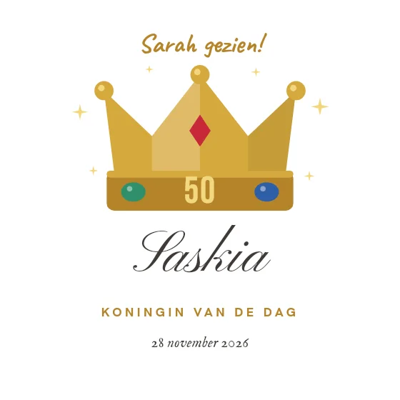 Kroon van de dag