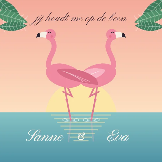 Samen op één been