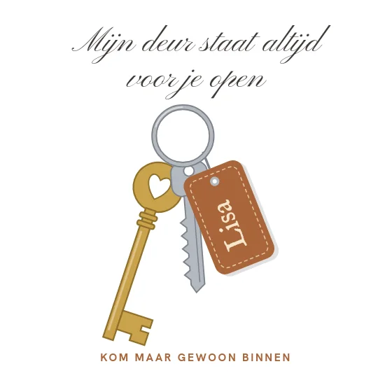 Jij hebt een sleutel
