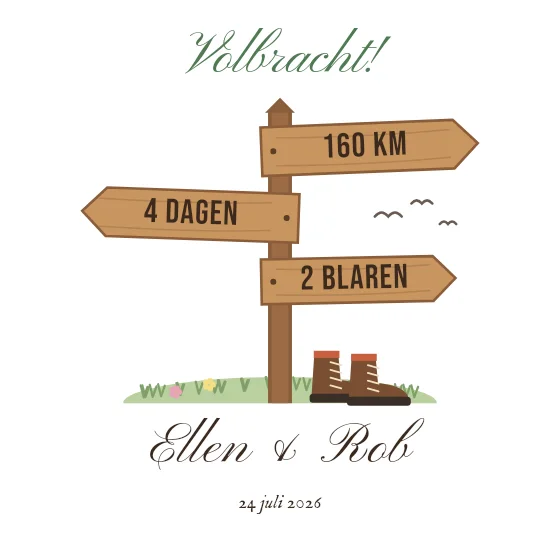 Wandeltocht volbracht